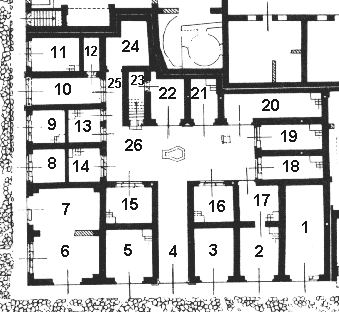 Plan of the caseggiato