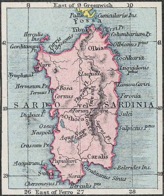 Topographical Dictionary Sardinia 5132