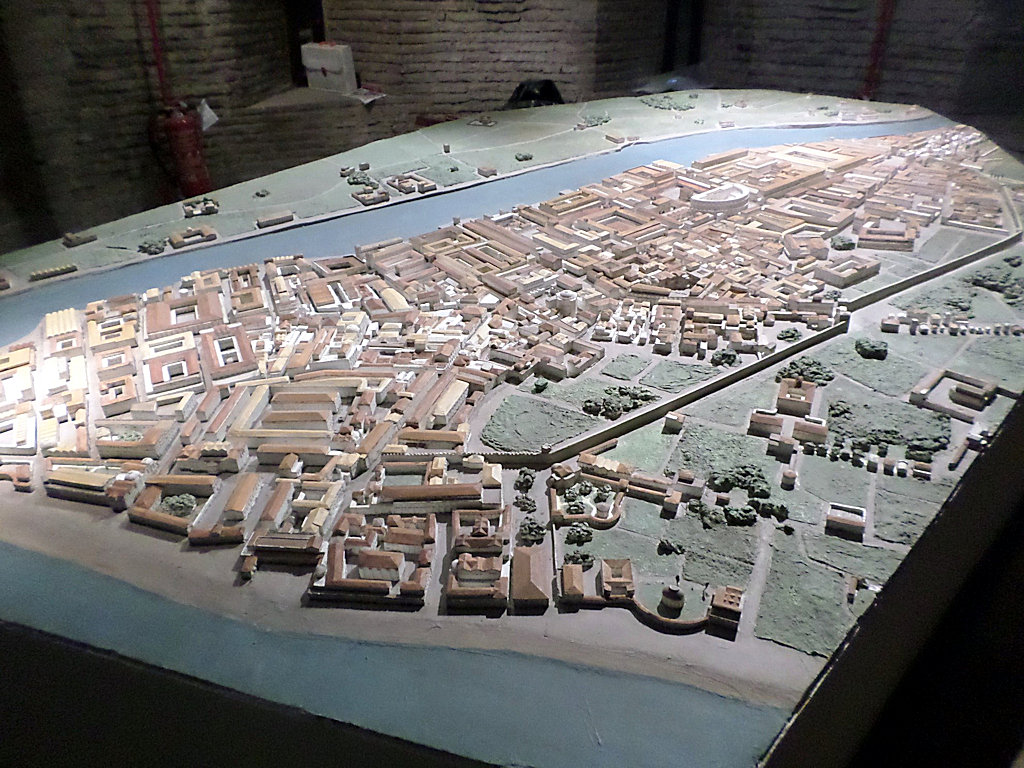 The model of Ostia in the Museo della Via Ostiense, Rome